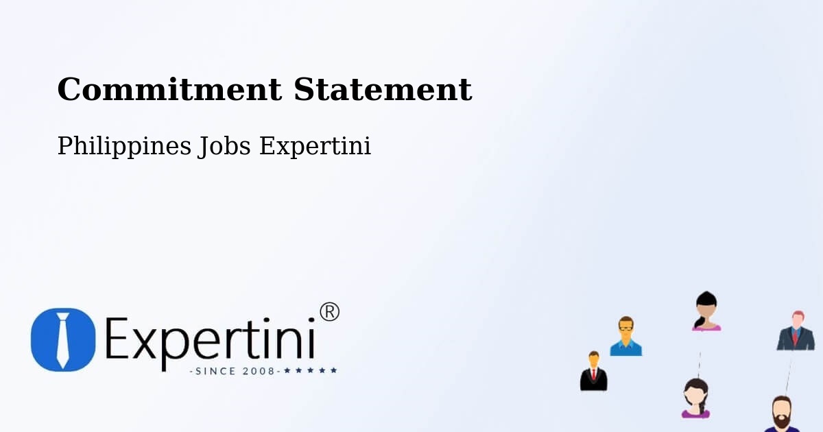 Corporate Commitment – Alangalang - Philippines Jobs Expertini